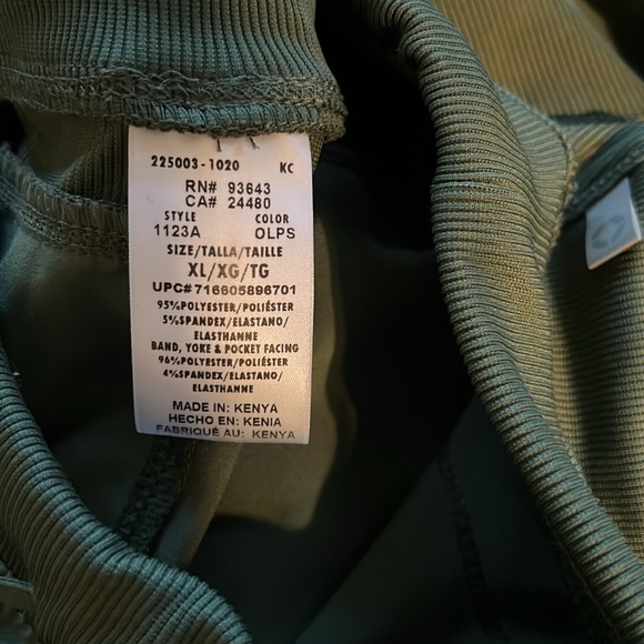 Olive Green Cherokee Infinity Scrub Pants - Picture 3 of 5